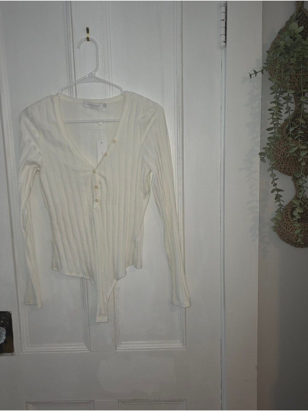 Jonathan Simkhai Ribbed Long Sleeve Bodysuit